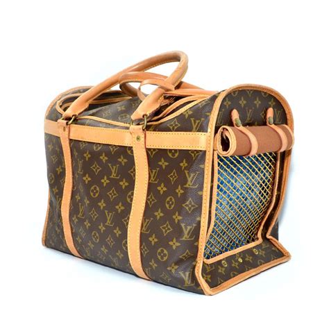 louis vuitton dog carrier fake|vintage louis vuitton pet carrier.